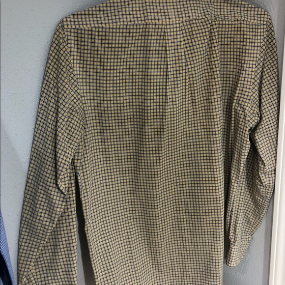 Polo Ralph Lauren- Yellow/Black long sleeve button down, sz medium, light use - Picture 4 of 6
